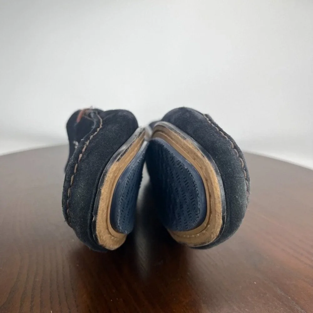 Ted Baker Muddi Loafer Shoes Men's 9 Black‎ Suede Moc Toe Boat Slip On FD05718